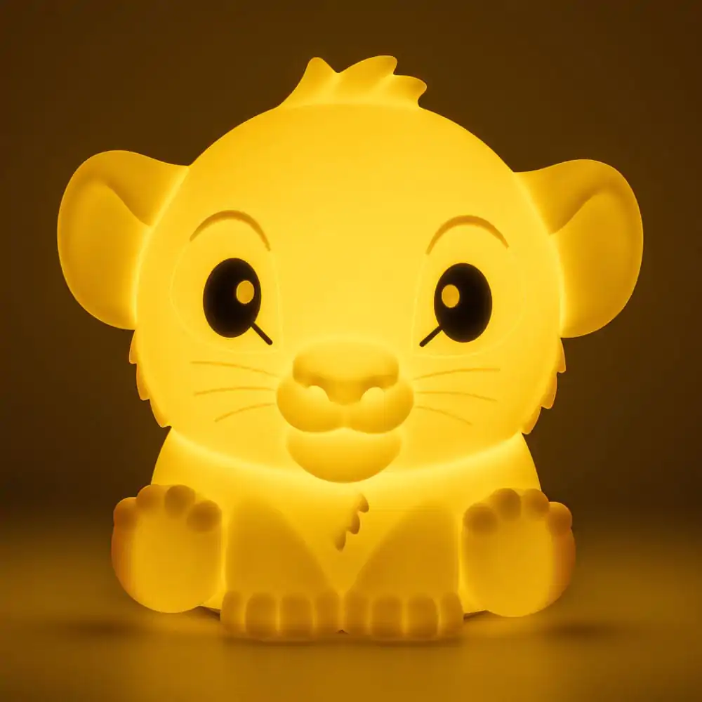 Disney Squishy Glo silikonska lučka Levji kralj Simba 15 cm fotografija izdelka