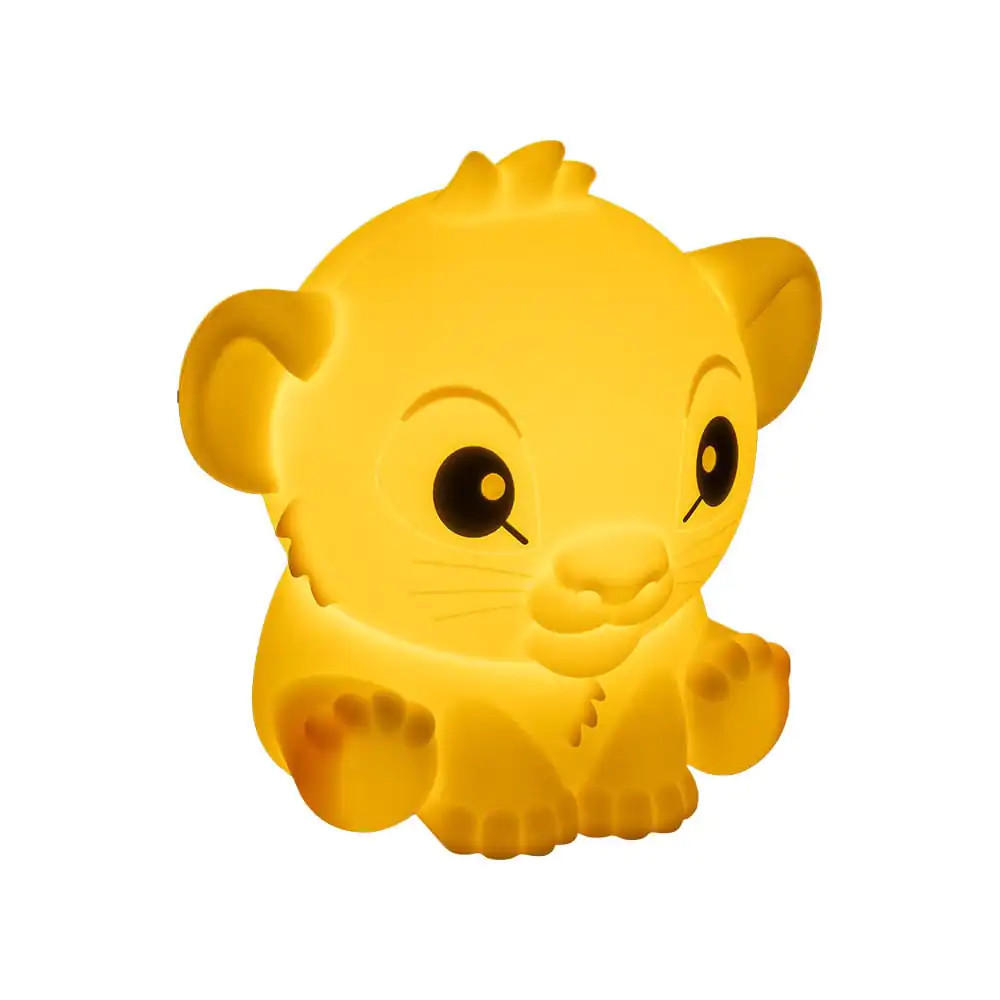 Disney Squishy Glo silikonska lučka Levji kralj Simba 15 cm fotografija izdelka