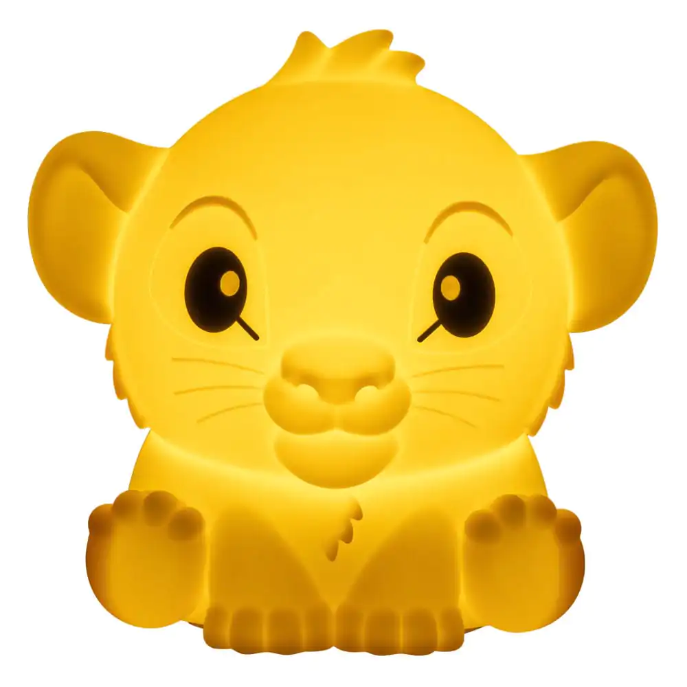 Disney Squishy Glo silikonska lučka Levji kralj Simba 15 cm fotografija izdelka
