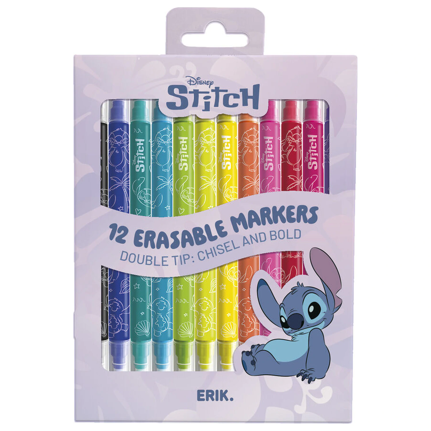 Disney Stitch set 12 izbrisljivih flomastrov fotografija izdelka