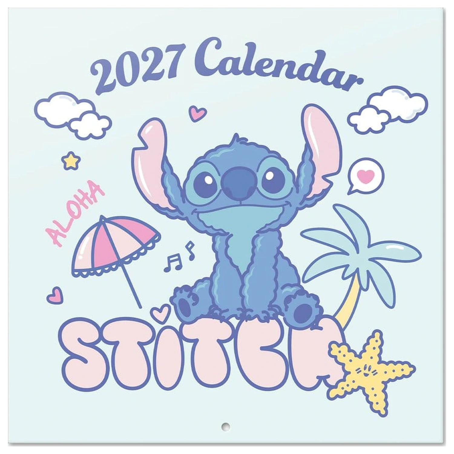 Disney Stitch 2027 stenski koledar 30 x 30 cm fotografija izdelka