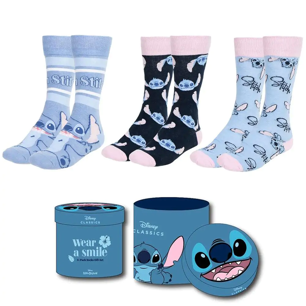 Disney Stitch paket 3 para odraslih nogavic fotografija izdelka