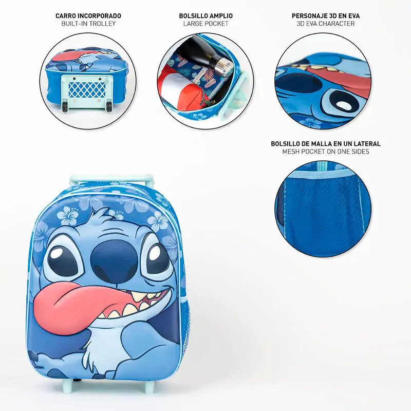 Disney Stitch 3D voziček 31cm fotografija izdelka