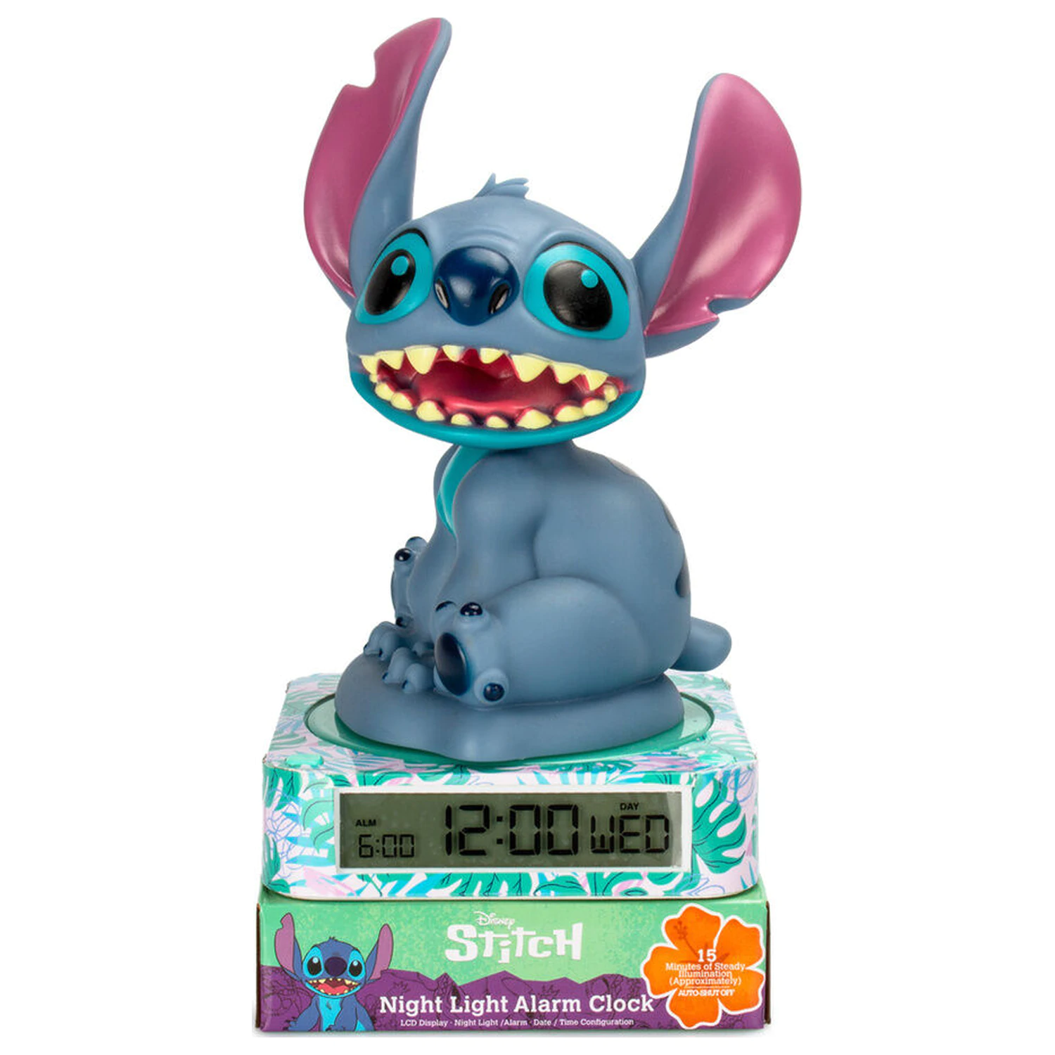 Disney Stitch 3D svetilka z budilko fotografija izdelka
