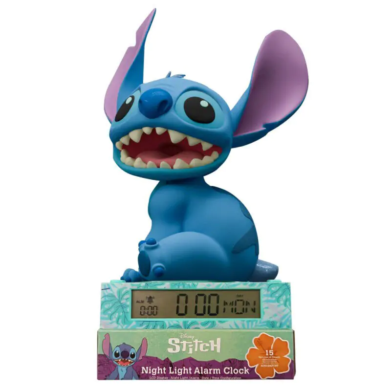 Disney Stitch 3D svetilka z budilko fotografija izdelka