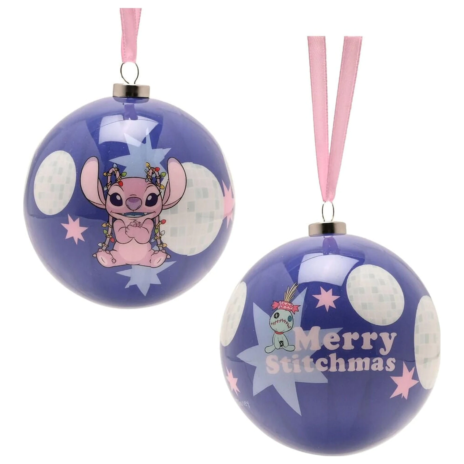 Disney Stitch Set 4 božičnih bunkic fotografija izdelka