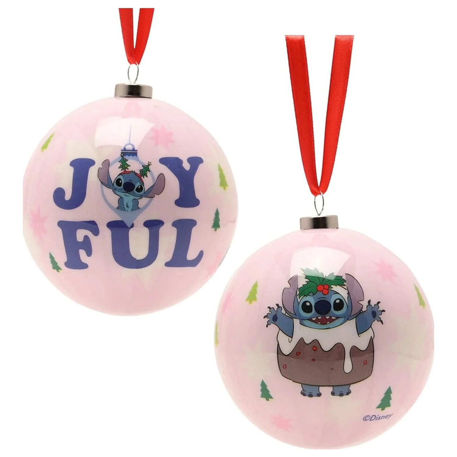 Disney Stitch Set 4 božičnih bunkic fotografija izdelka