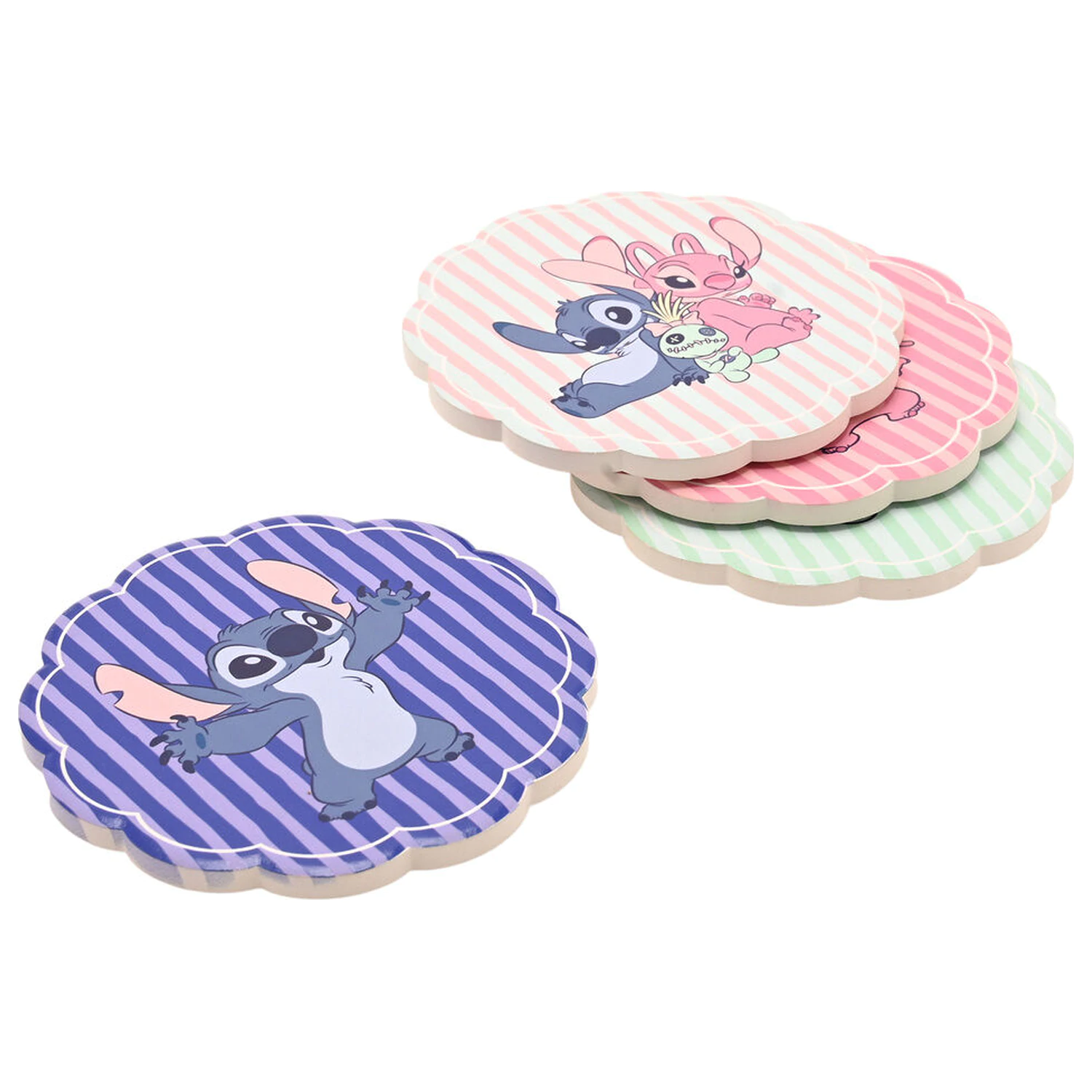 Disney Stitch set 4 keramičnih podstavkov za kozarce fotografija izdelka