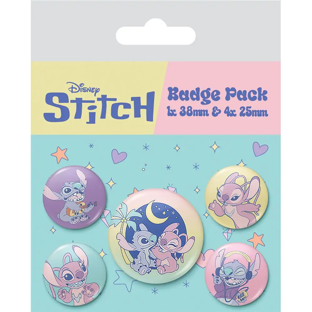 Disney Stitch set 5 značk fotografija izdelka