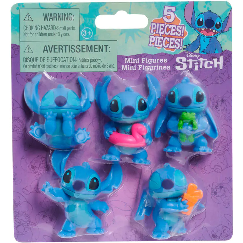 Disney Stitch set 5 figuric fotografija izdelka