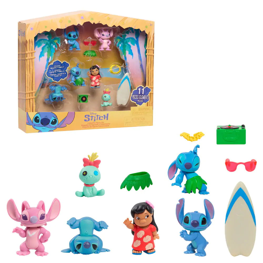 Disney Stitch paket 6 figuric 5 cm fotografija izdelka