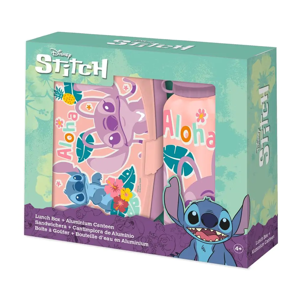 Disney Stitch aluminijasta steklenica 500 ml + škatla za malico fotografija izdelka