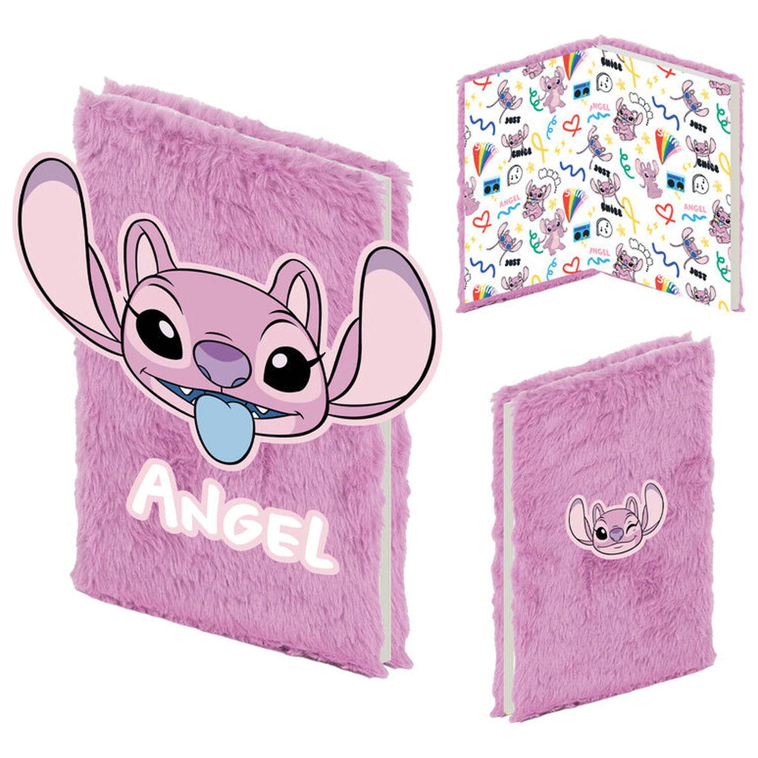 Disney Stitch Angel A5 plišast zvezek fotografija izdelka