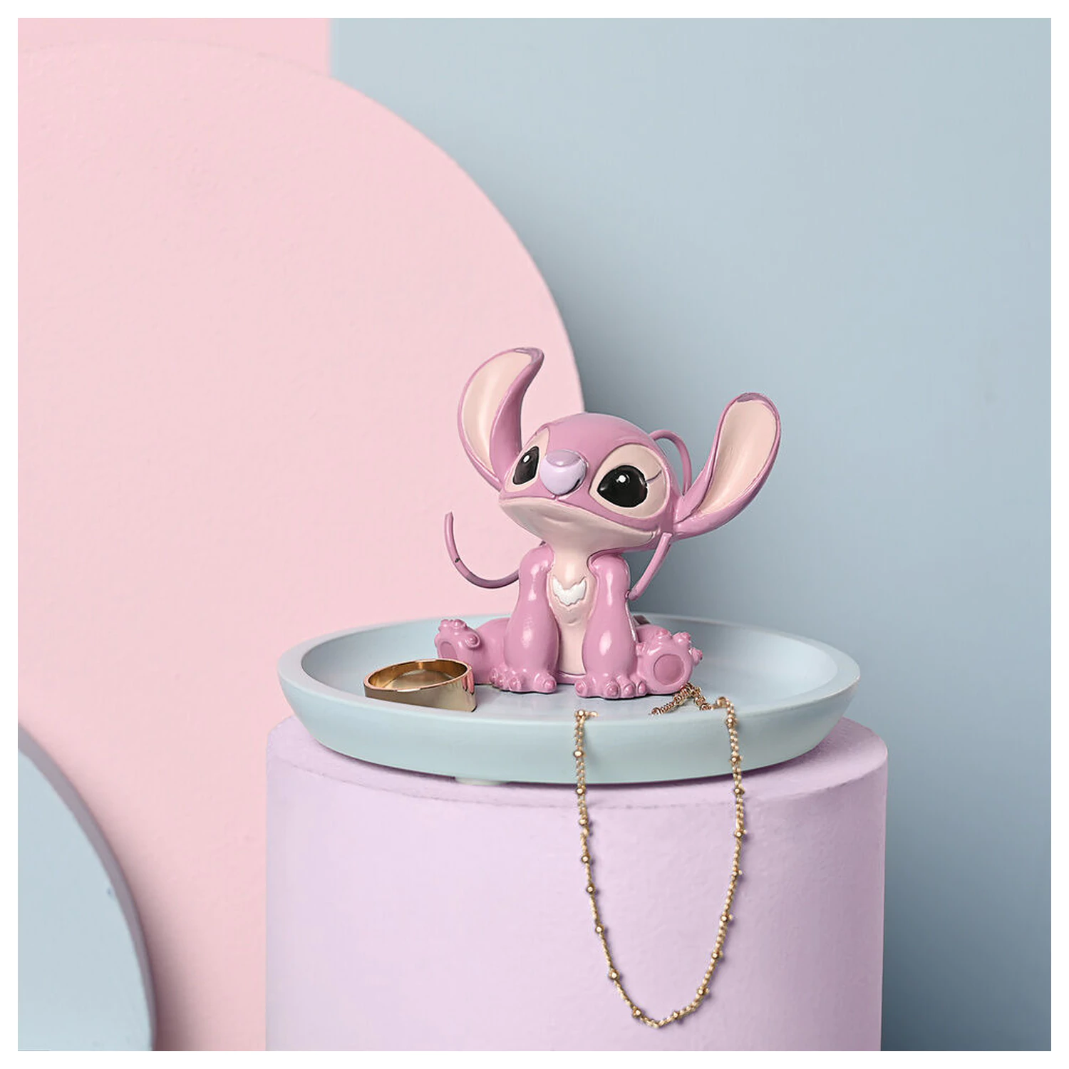 Disney Stitch Angel posodica za drobnarije iz smole fotografija izdelka