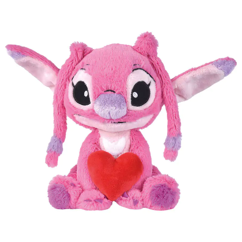 Disney Stitch Angel srce plišasta igrača 25 cm fotografija izdelka