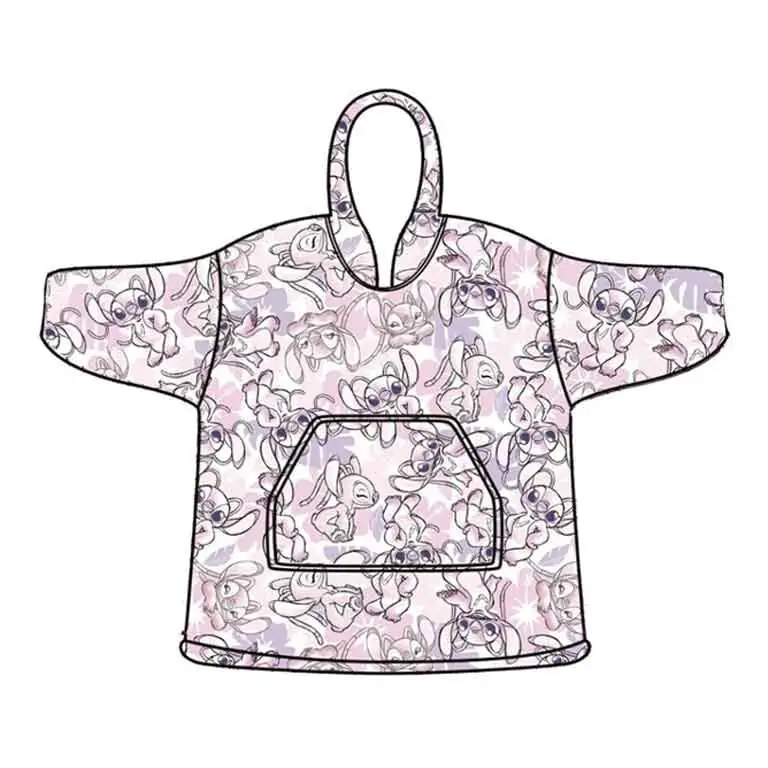 Disney Stitch Angel prevelika jopa plašč za odrasle, koralna fotografija izdelka