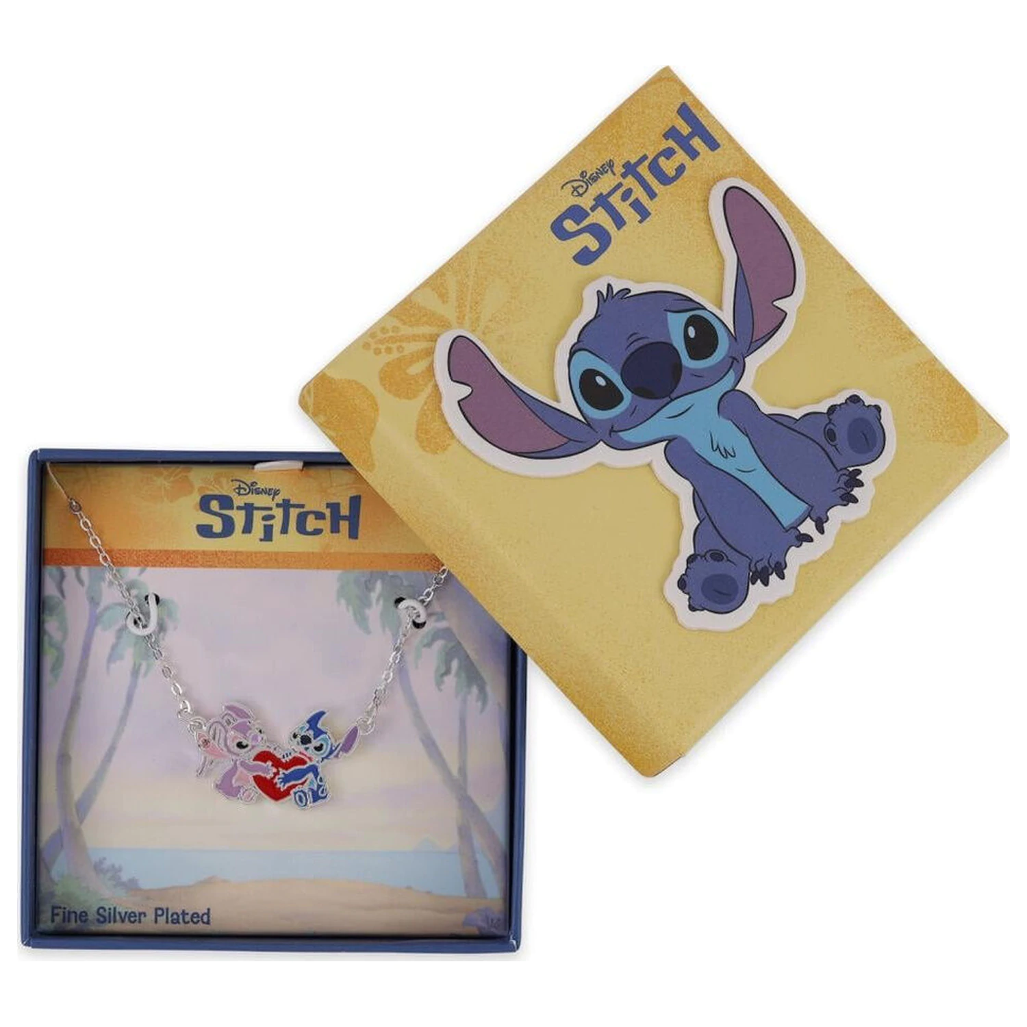 Disney Stitch & Angel ogrlica fotografija izdelka