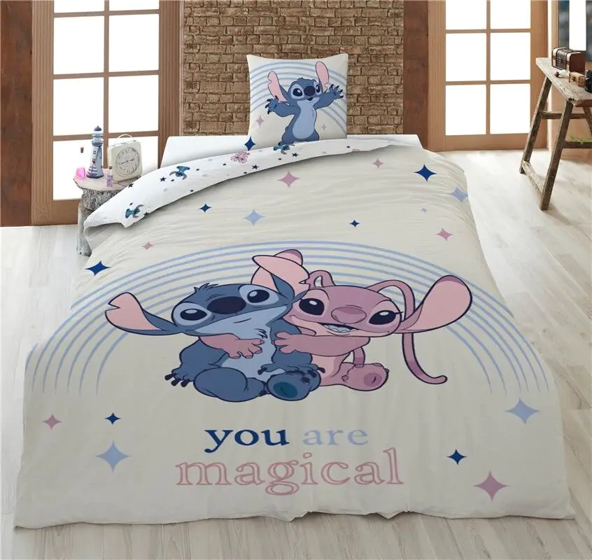 Disney Stitch & Angel policotton prevleka za odejo 90cm fotografija izdelka