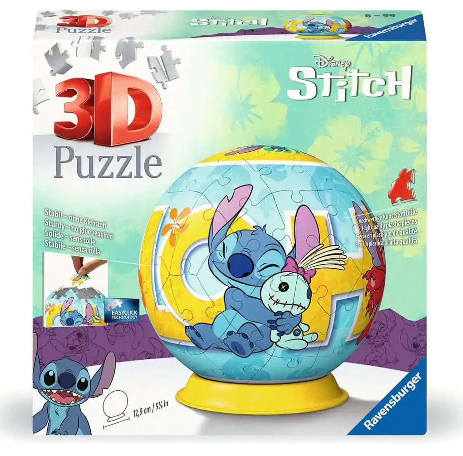 Disney Stitch 3D sestavljanka žoga Stitch (73 kosov) fotografija izdelka