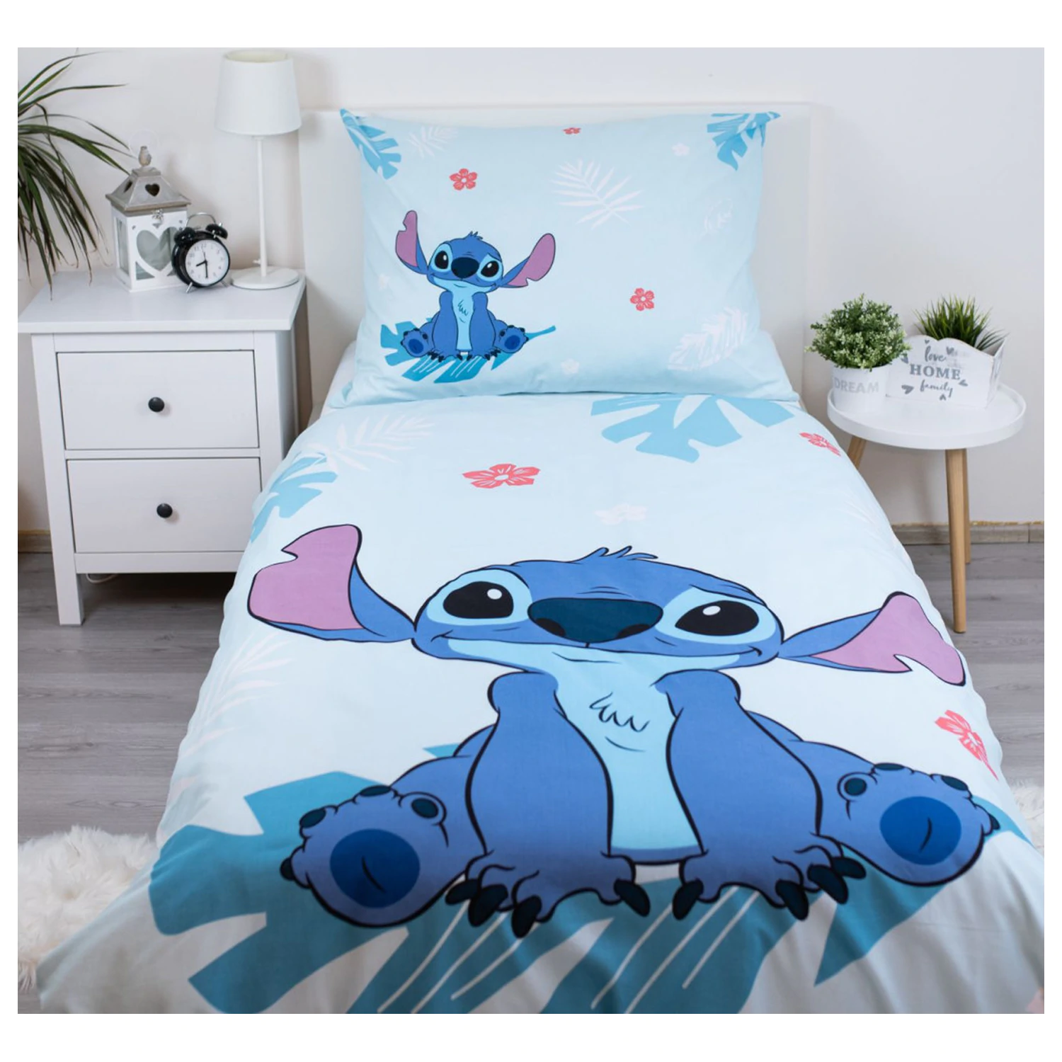 Disney Stitch modra prevleka za odejo fotografija izdelka