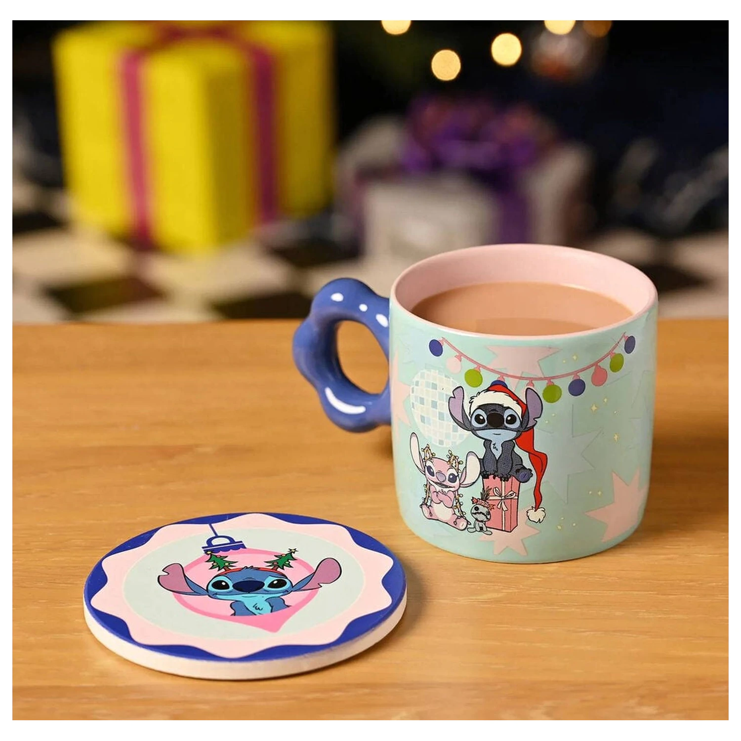 Disney Stitch Skodelica in podstavek set 250ml fotografija izdelka