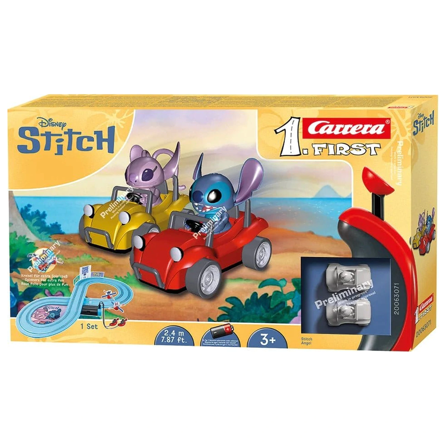 Disney Stitch Carrera First dirkalna steza set Disney Stitch 2,4 fotografija izdelka