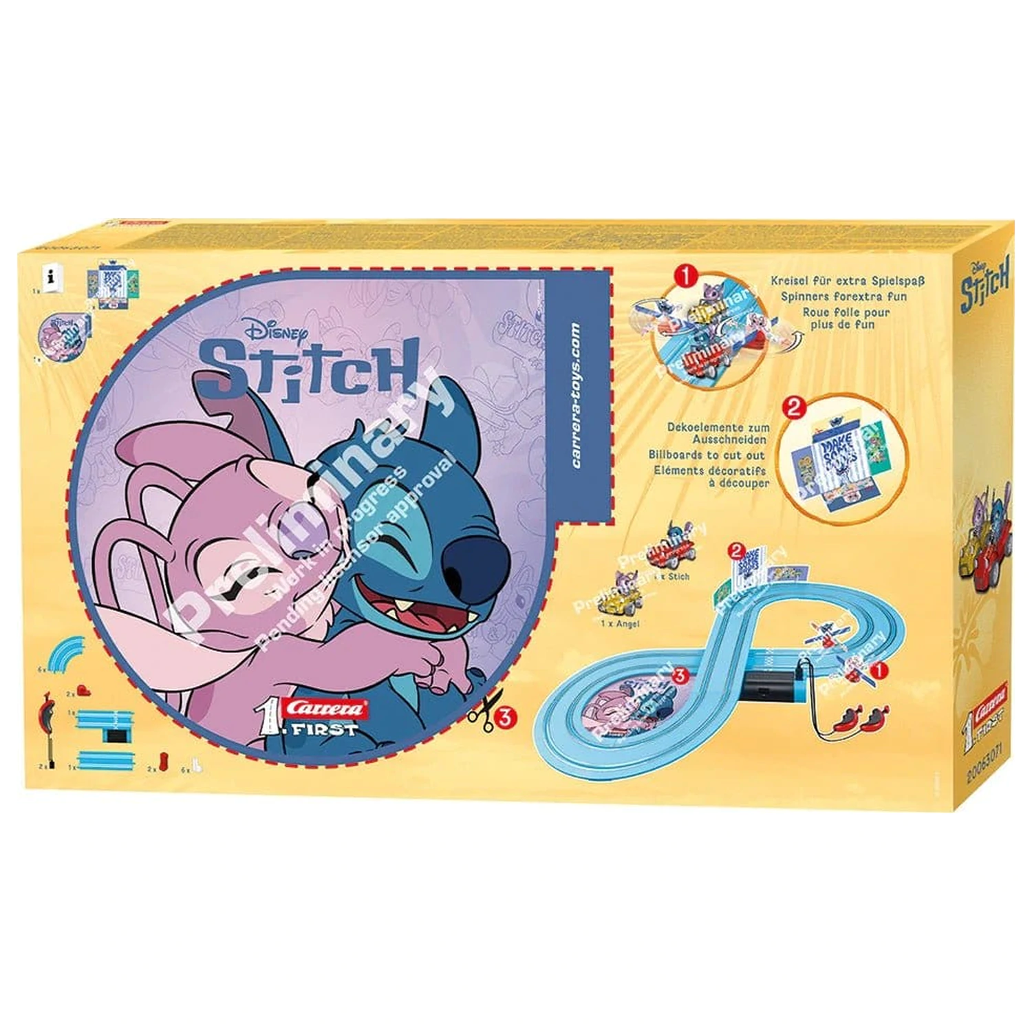 Disney Stitch Carrera First dirkalna steza set Disney Stitch 2,4 fotografija izdelka