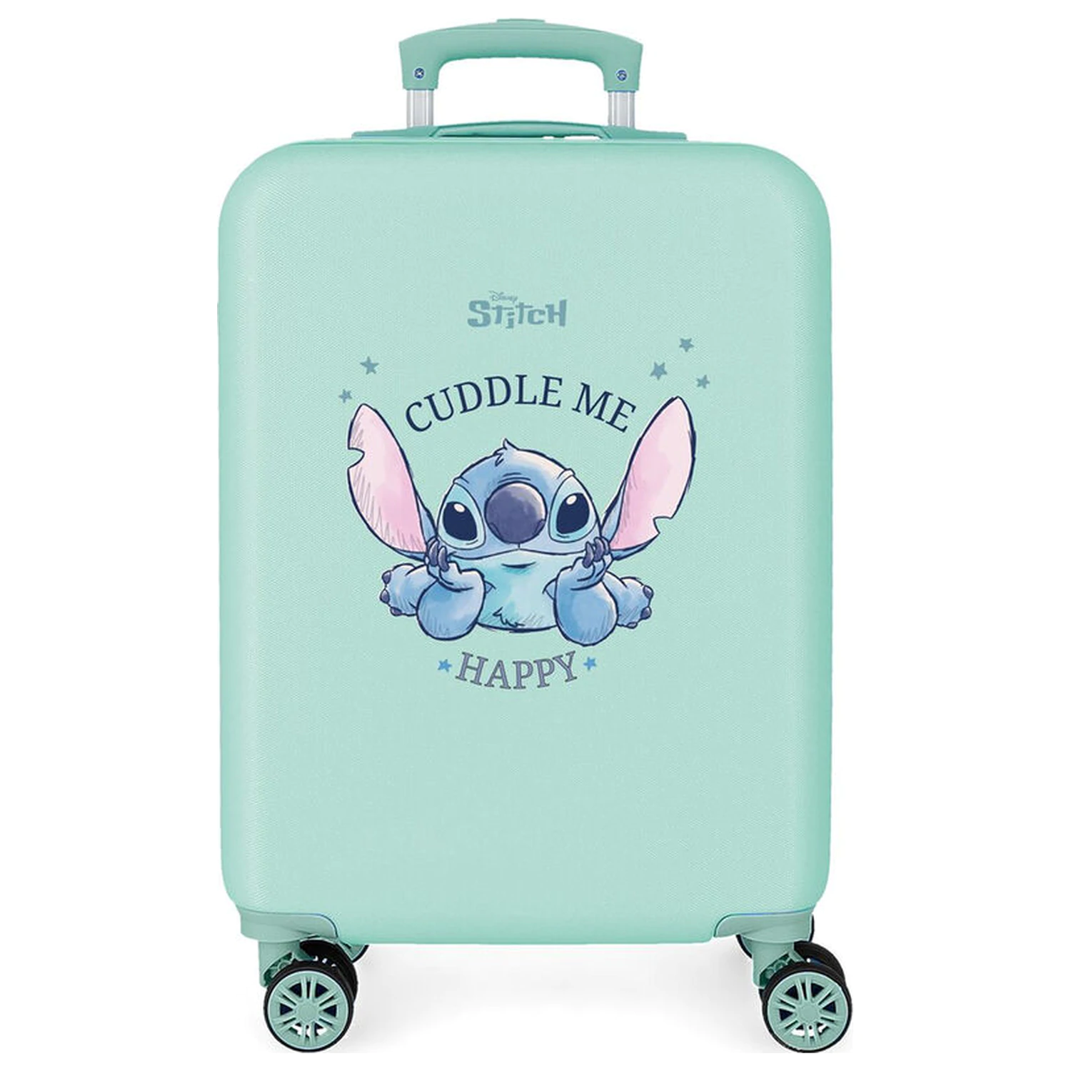Disney Stitch Cuddle Me Happy ABS potovalni kovček na kolesih 55 cm fotografija izdelka