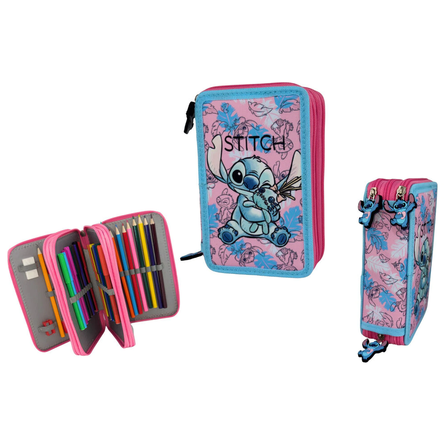 Disney Stitch Lutka torbica za tri svinčnike fotografija izdelka