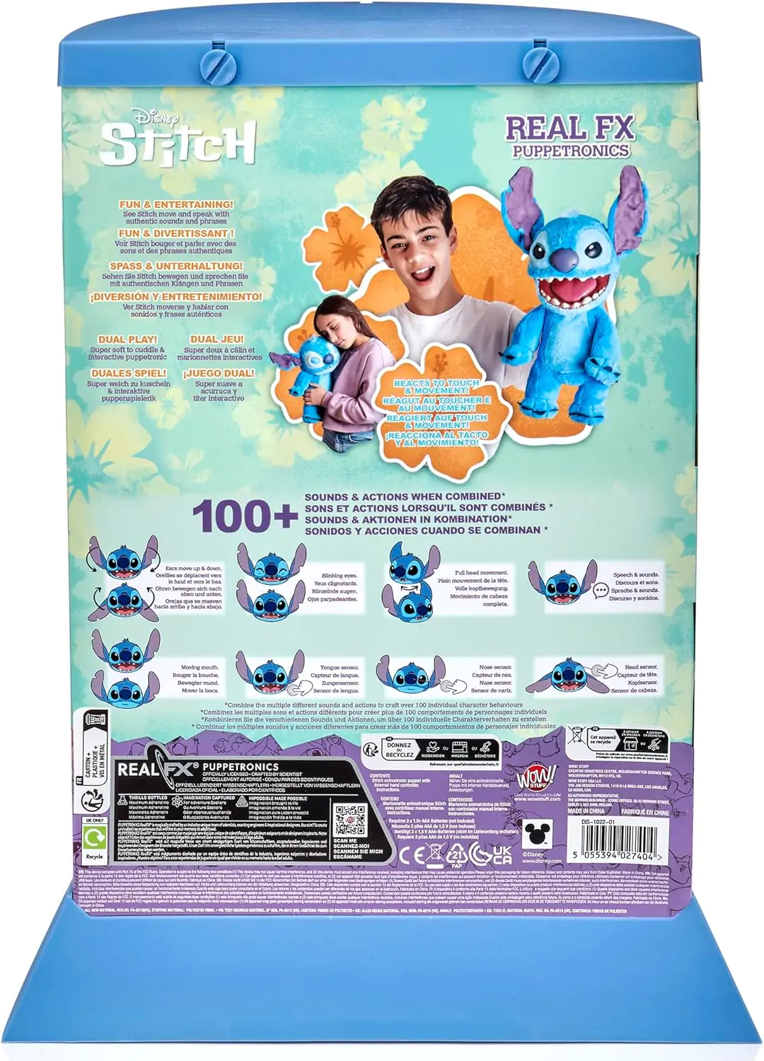 Disney Stitch električna interaktivna lutka - figura 45 cm fotografija izdelka