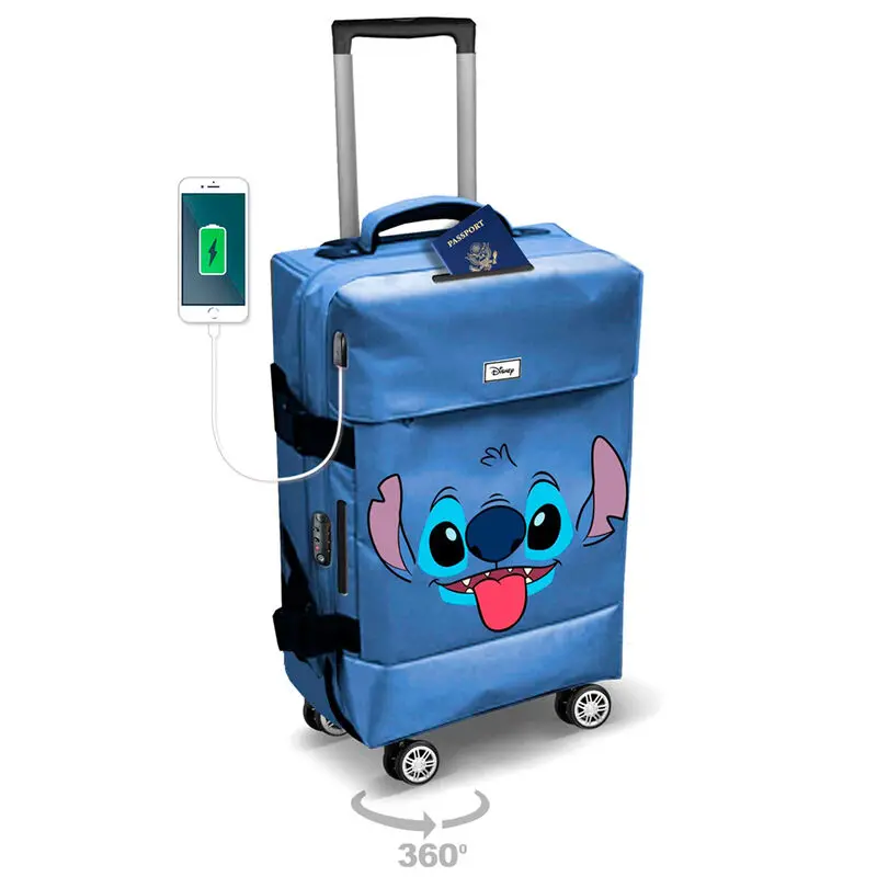 Disney Stitch Face trolley kovček 55 cm fotografija izdelka