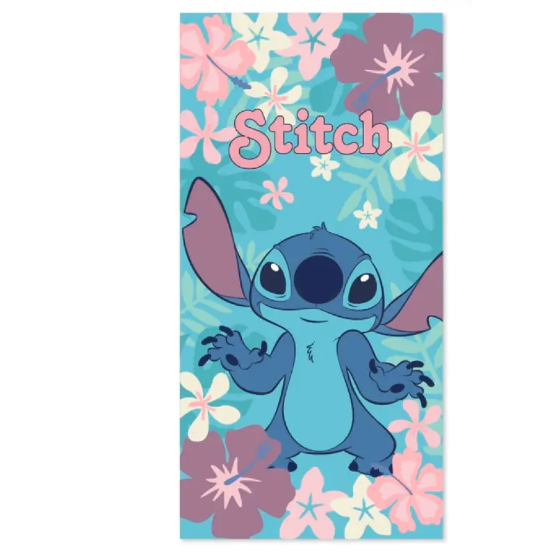 Disney Stitch Flowers bombažna beach towel fotografija izdelka