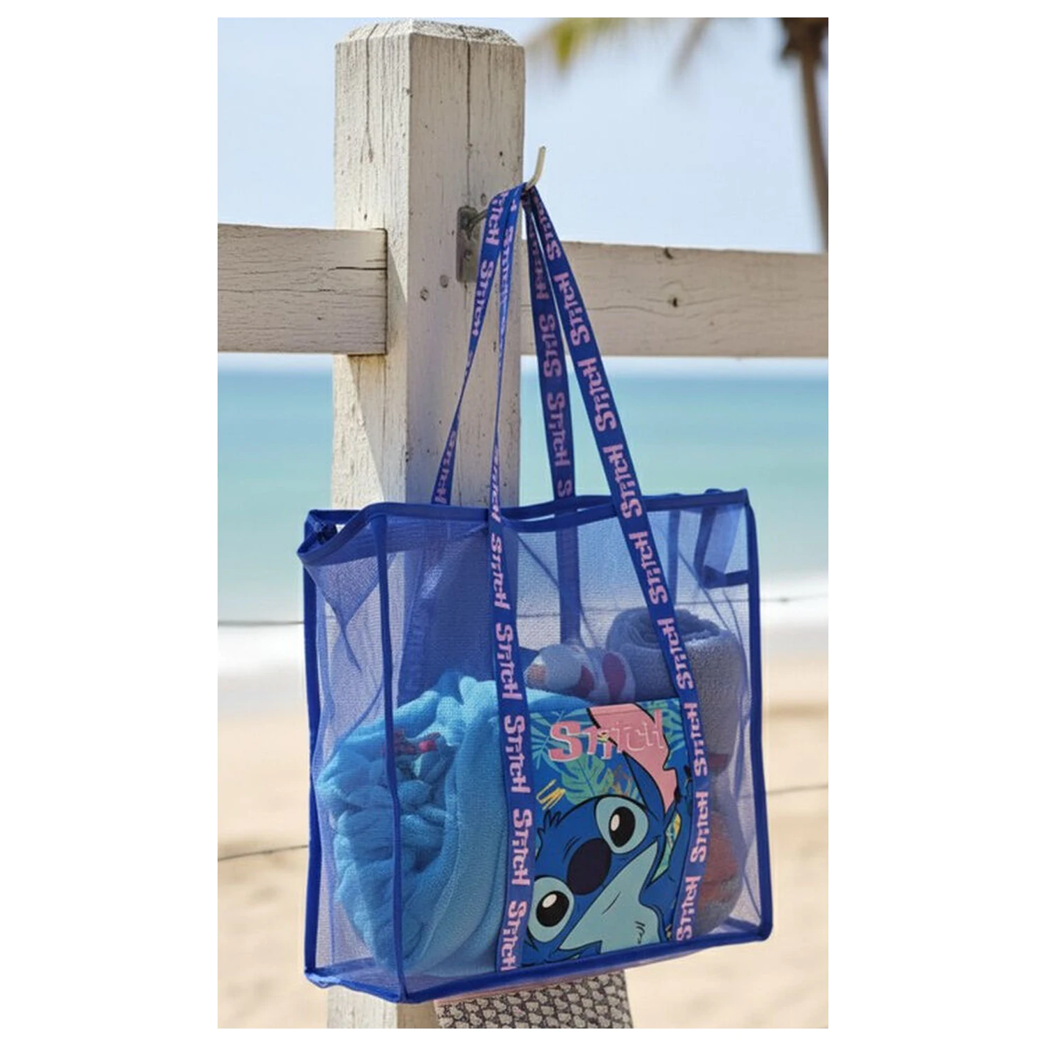 Disney Stitch mrežasta torba za plažo fotografija izdelka