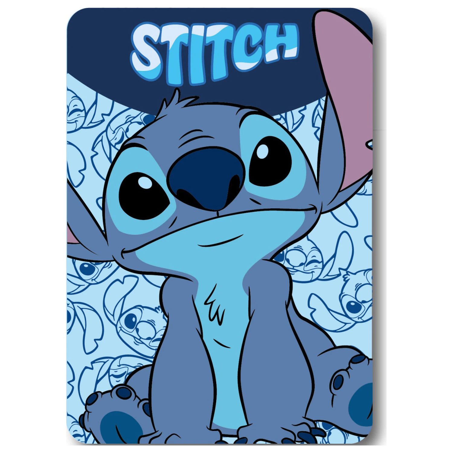 Disney Stitch Happy flis odeja fotografija izdelka
