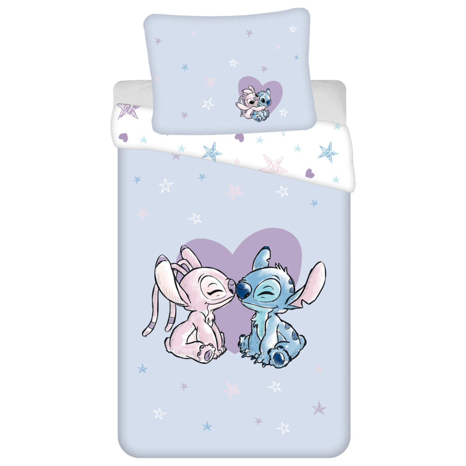 Disney Stitch Heart prevleka za odejo fotografija izdelka
