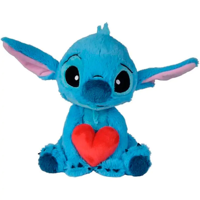 Disney Stitch srce plišasta igrača 25 cm fotografija izdelka