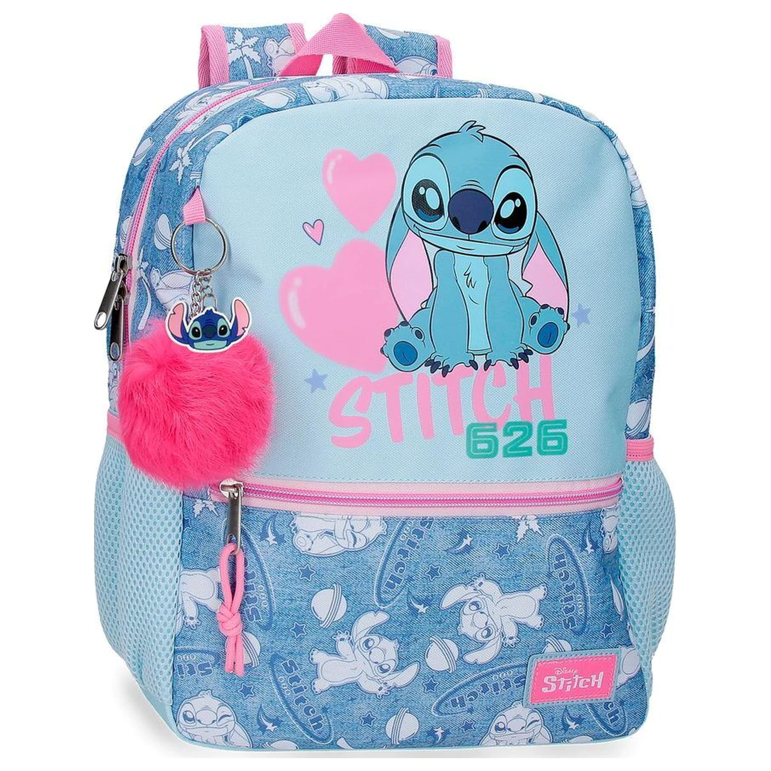 Disney Stitch Hearts prilagodljiv nahrbtnik 33cm fotografija izdelka