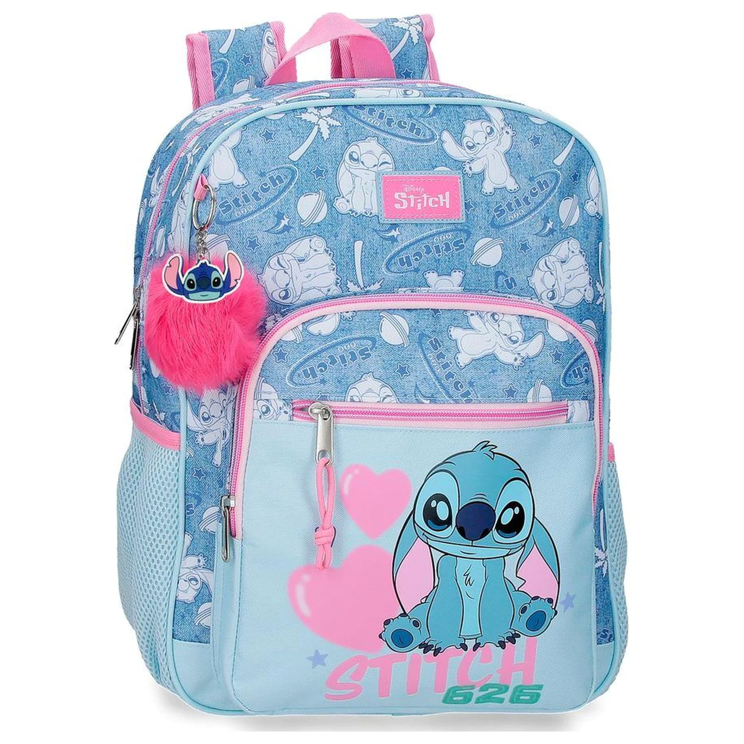 Disney Stitch Hearts prilagodljiv nahrbtnik 38cm fotografija izdelka
