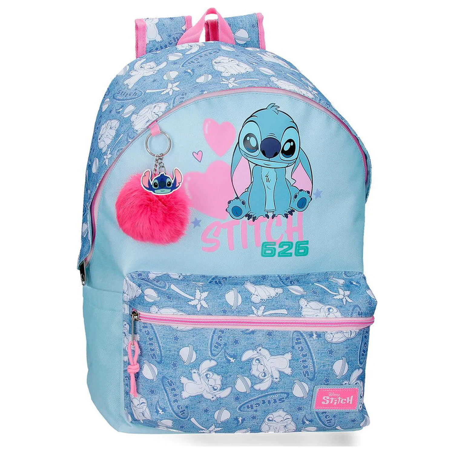Disney Stitch Hearts prilagodljiv nahrbtnik 44cm fotografija izdelka