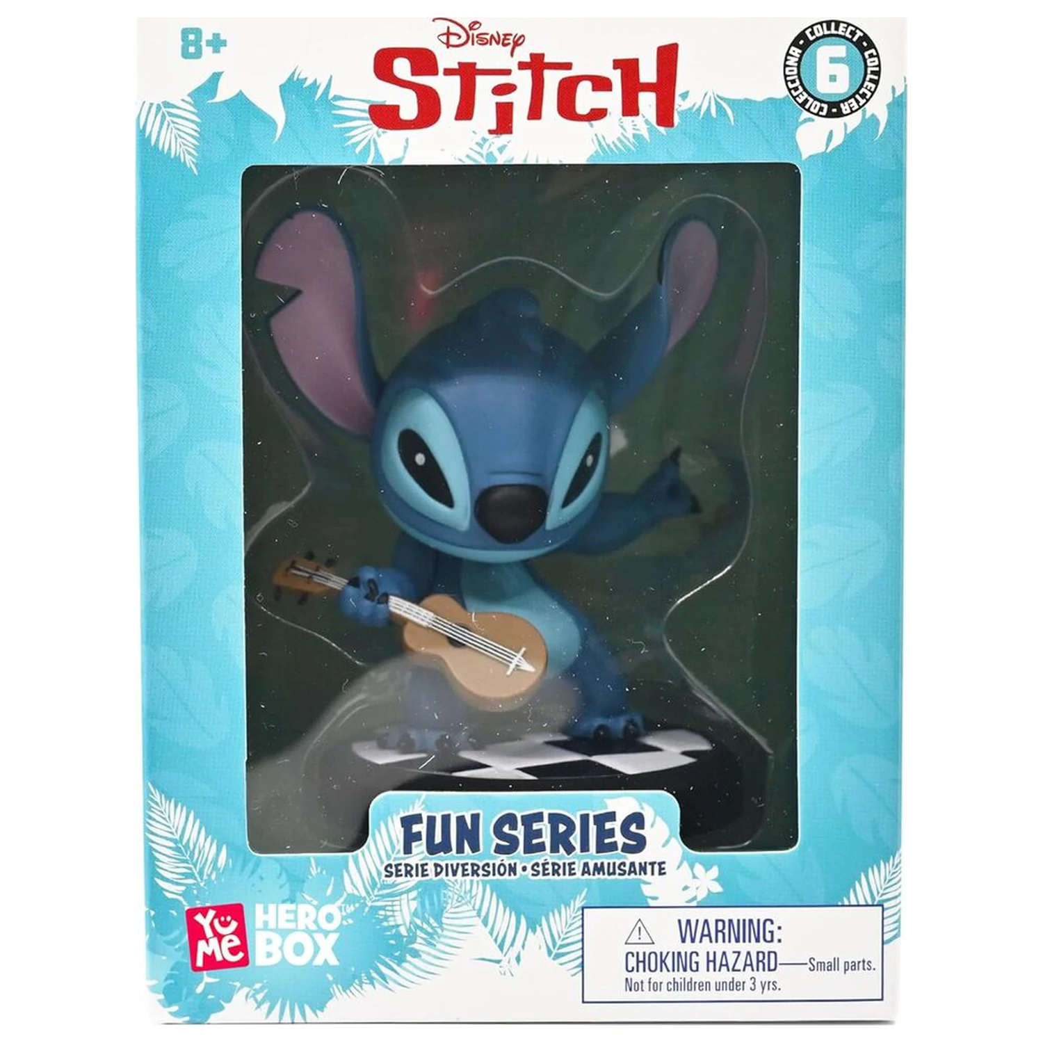 Disney Stitch Hero Box Guitarist Stitch figura 8 cm fotografija izdelka