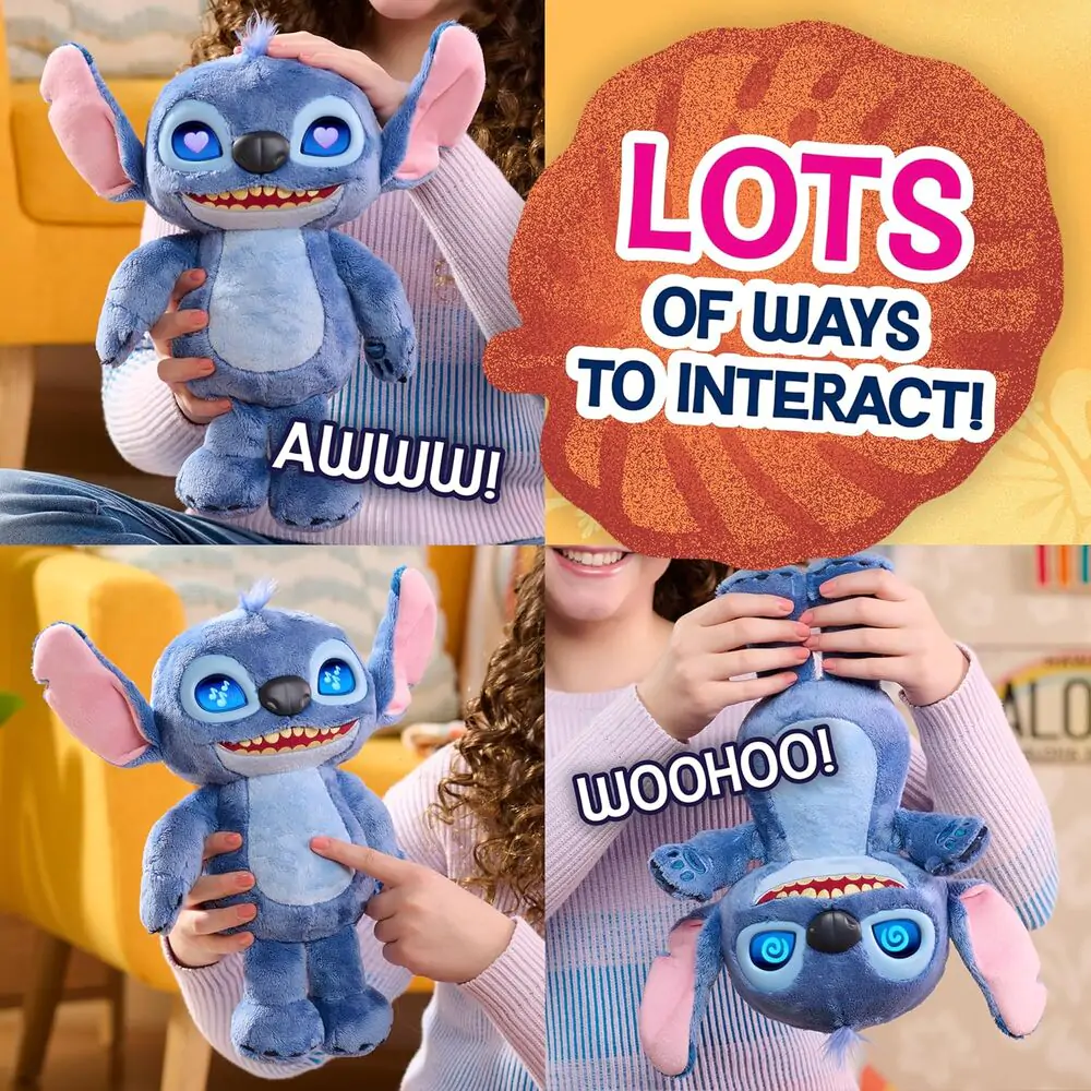 Disney Stitch interaktivna plišasta igrača 30 cm fotografija izdelka