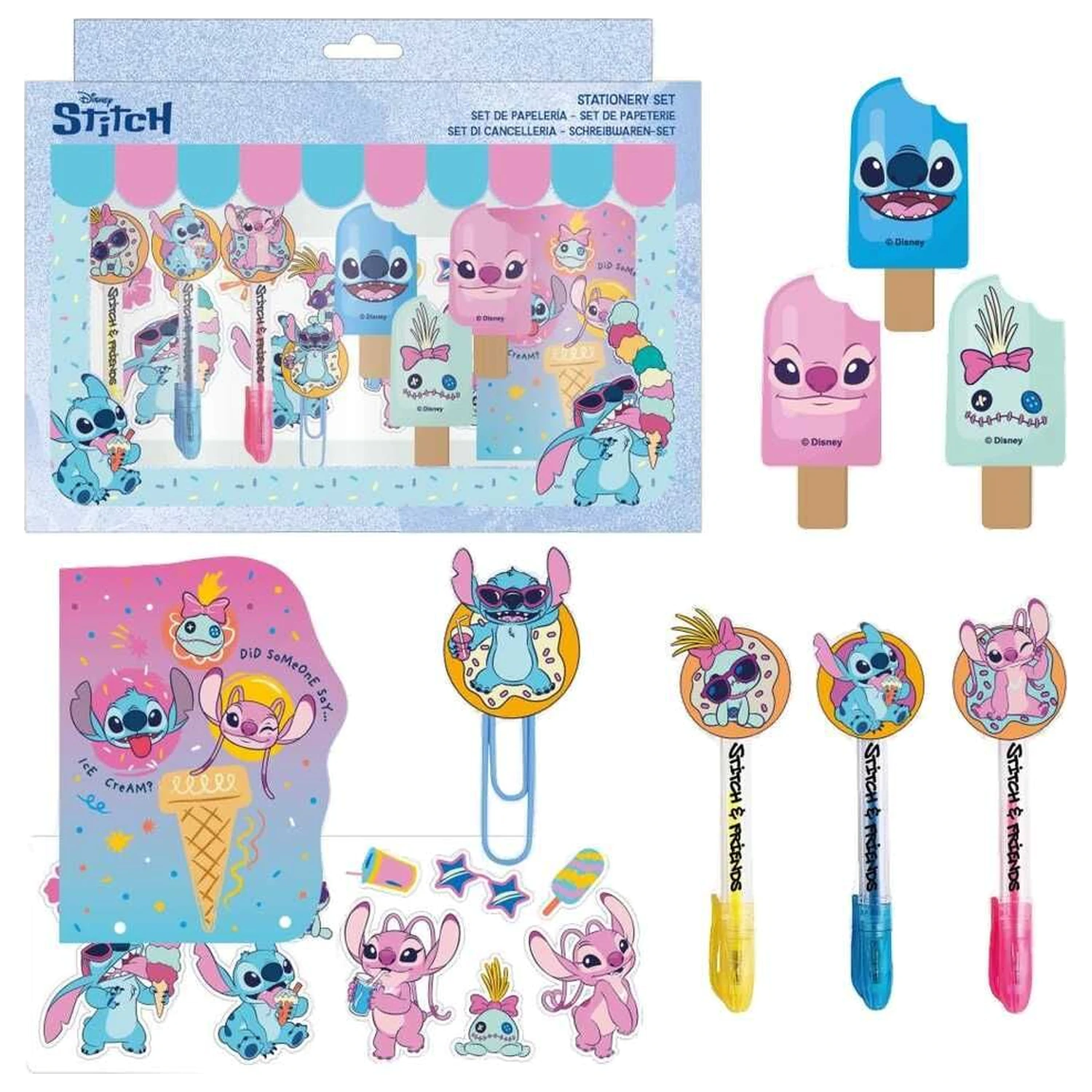 Disney Stitch pisarniški komplet fotografija izdelka