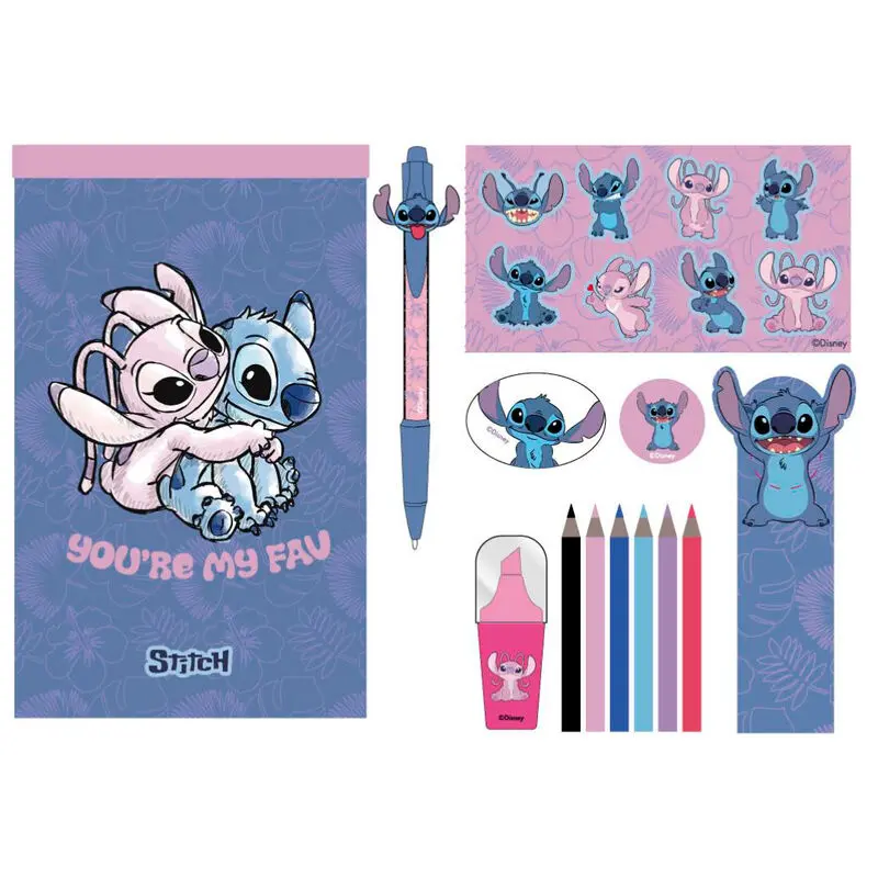 Disney Stitch pisarniški set fotografija izdelka