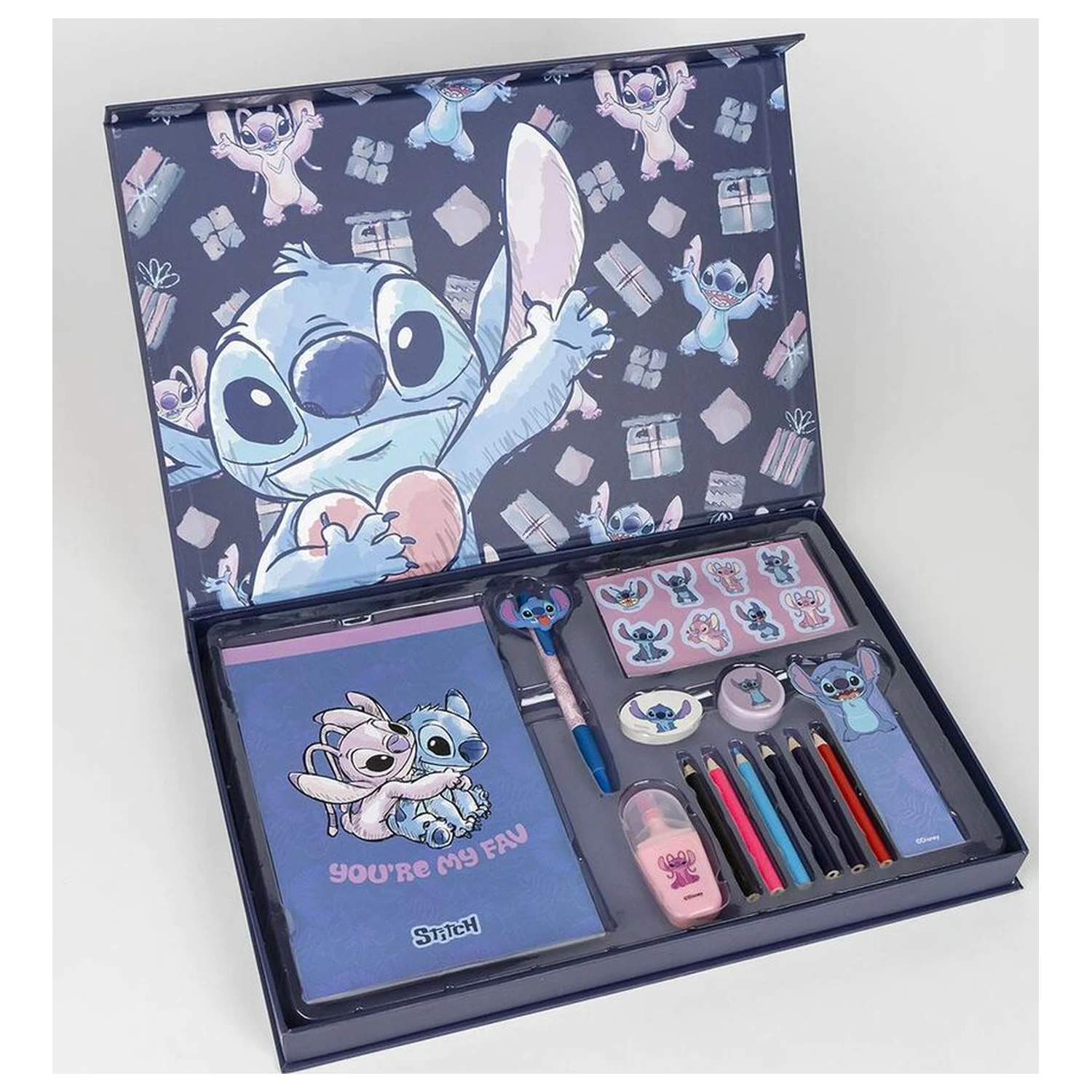 Disney Stitch pisarniški set fotografija izdelka