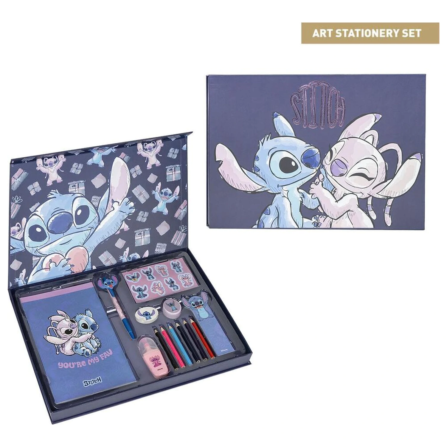 Disney Stitch pisarniški set fotografija izdelka