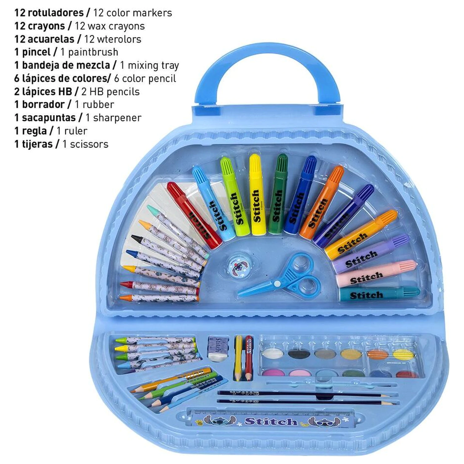 Disney Stitch Set pisarniškega materiala 50 kosov fotografija izdelka