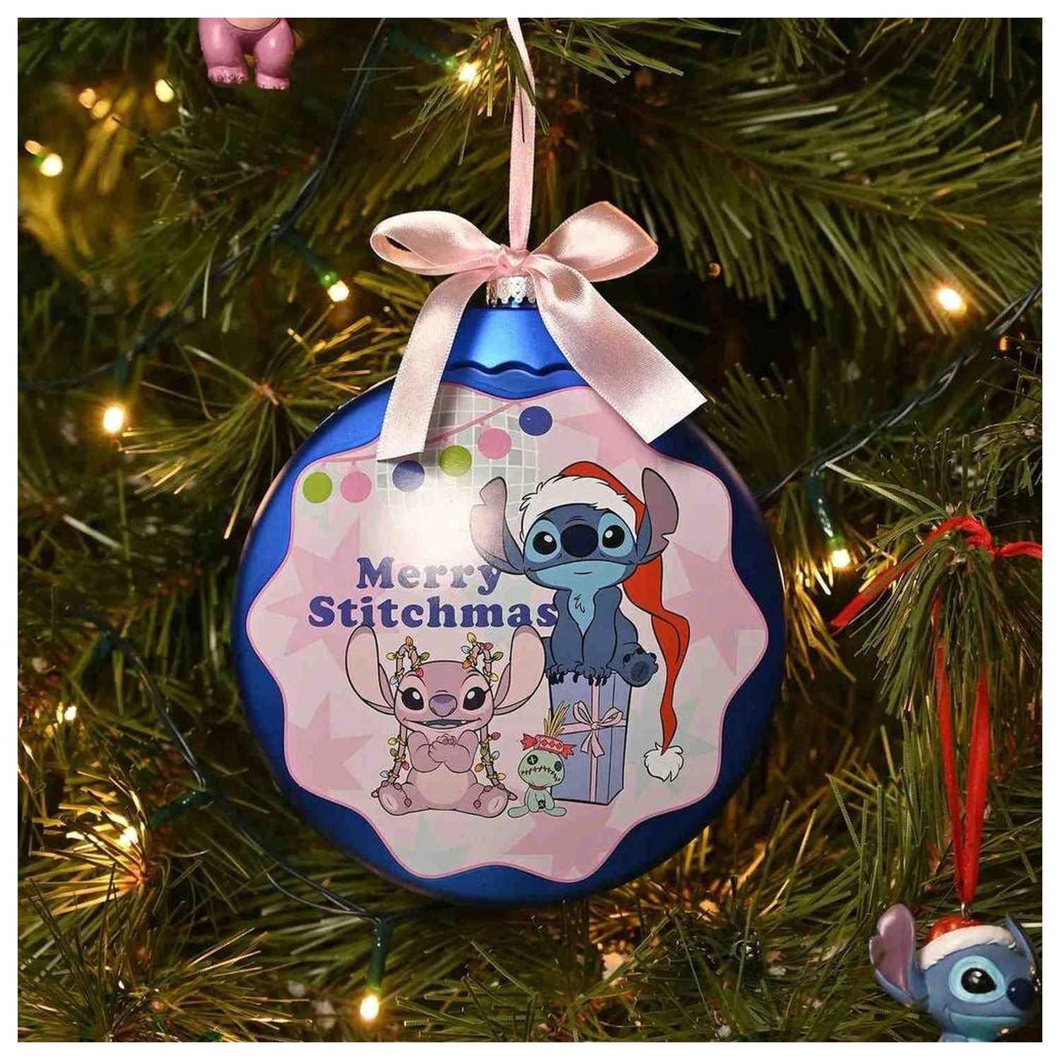 Disney Stitch božična okrasna kroglica fotografija izdelka