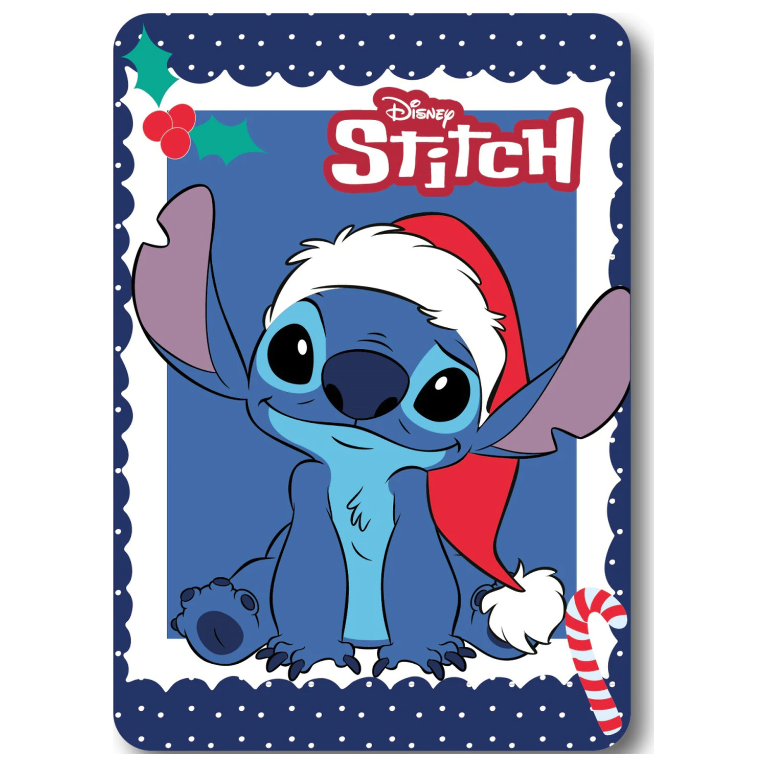 Disney Stitch Božična flis odeja fotografija izdelka
