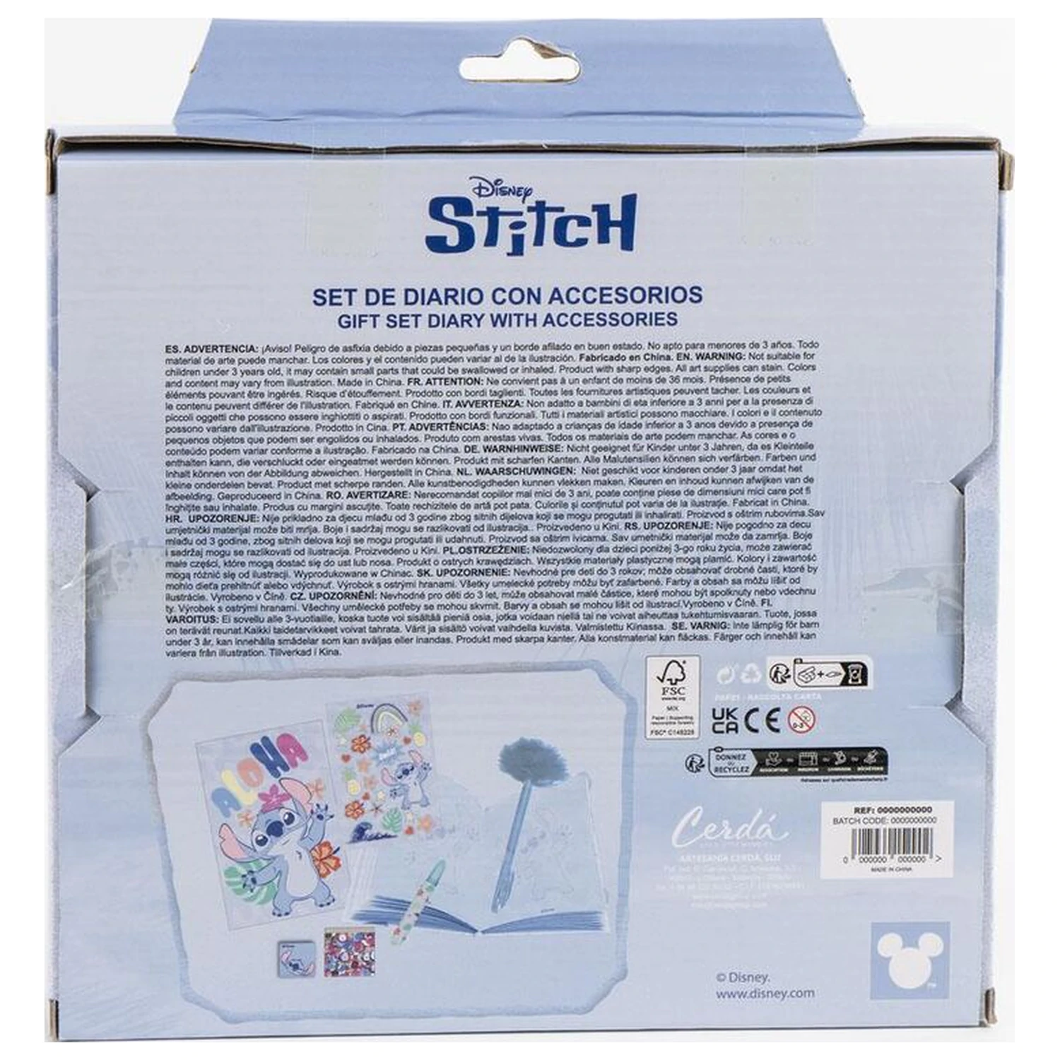 Disney Stitch komplet dnevnikov fotografija izdelka