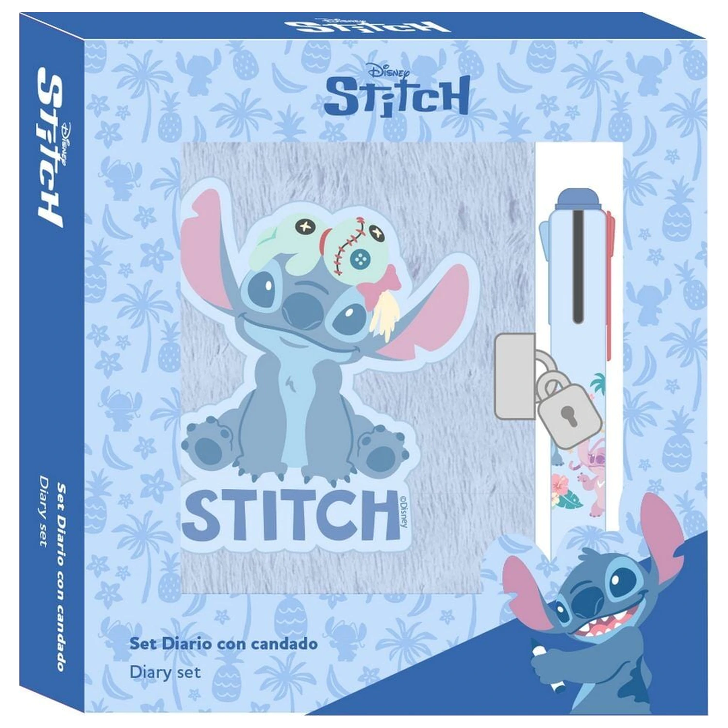 Disney Stitch Dnevnik + 4-barvno pisalo fotografija izdelka